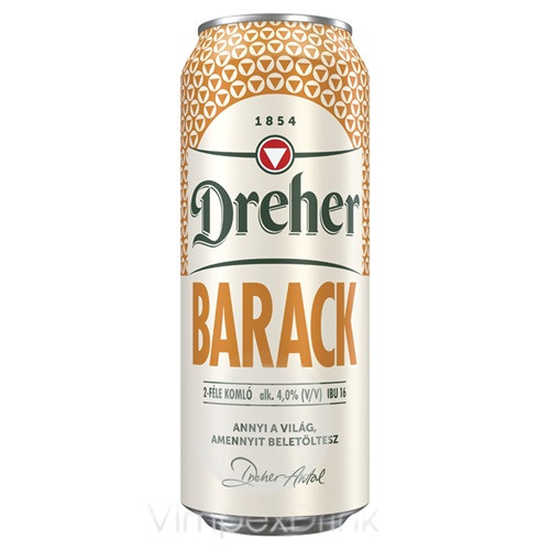 Dréher Barack 4% 0,5l DOB DRS