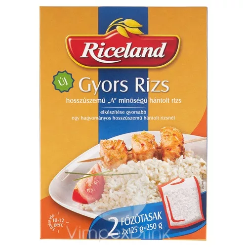 RICELAND GYORS RIZS 2X125G 27%