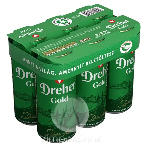 Dréher Gold Multipack DOB 6*0,5l /4/-DRS