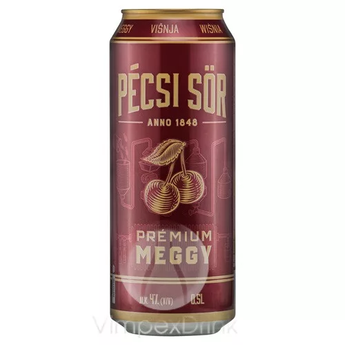 Pécsi Meggy Ale 0,5l DOB 4% /24/-DRS