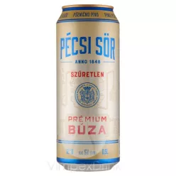 Pécsi Prém.Búza szűretlen 0,5l DOB 5%DRS