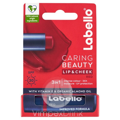 Labello Caring Beauty – Red színezett