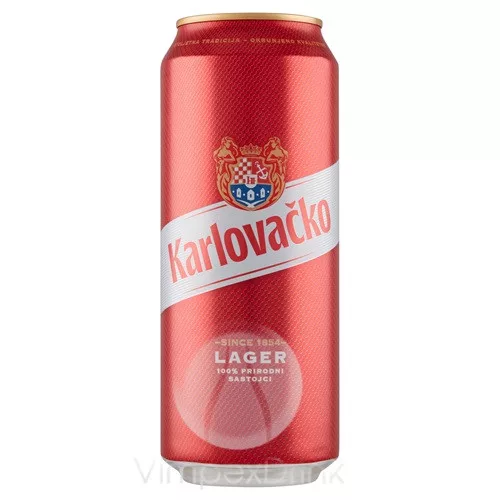 Karlovacko világos sör 0,5l DOB DRS