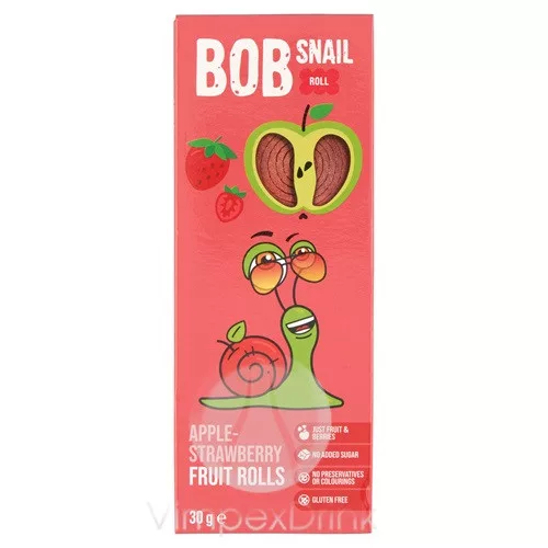 Bob-Snail alma-eper gyümölcstekercs 30g