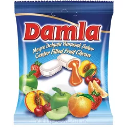 Damla gyüm.izű töltött puhakar. mix 90g