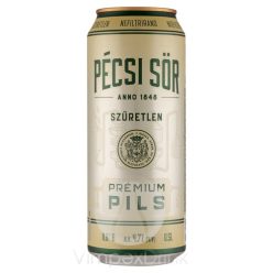 Pécsi Prémium Pils szűretlen 0,5 DOB -DRS