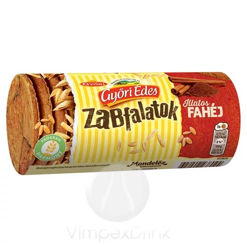 GYŐRI Édes Zabfalatok Fahéjas 188g /24/