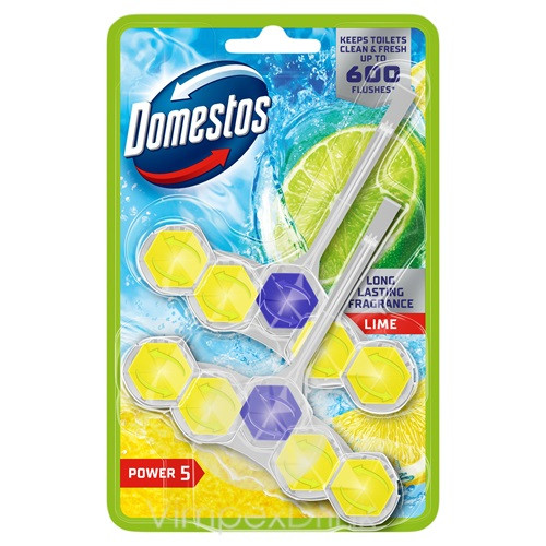 Domestos Power5 WC-rúd 2x50g Lime