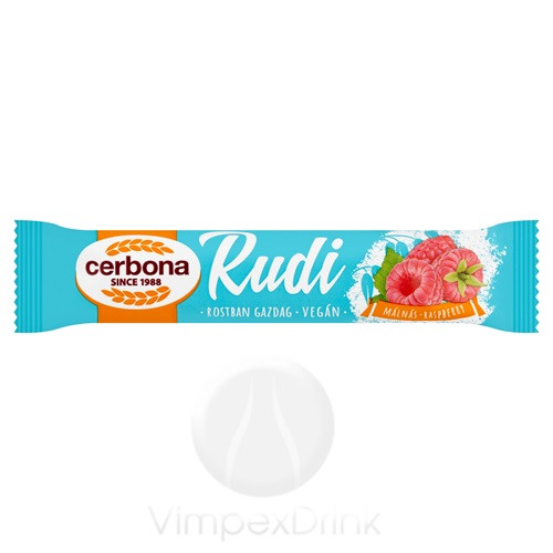 Cerbona Rudi málna kakaós bevon.30g