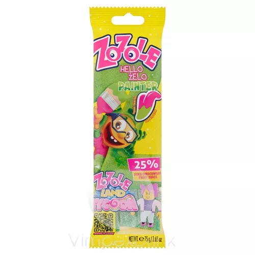 Zozole Zöld nyelvfestős gumicukor 75g