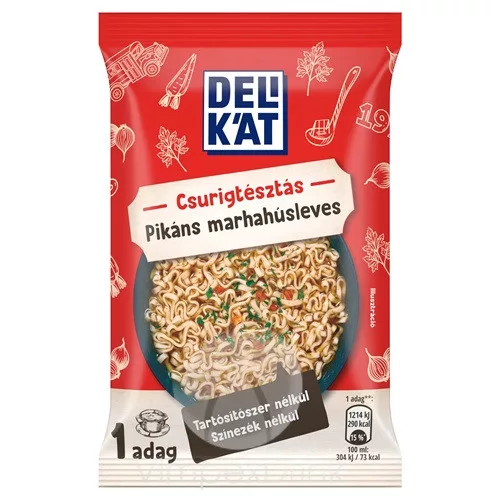 Delikát 60g Csurigtésztás Pik.M.húslev. k