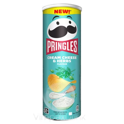 Pringles Cream Cheese & Herbs 165g