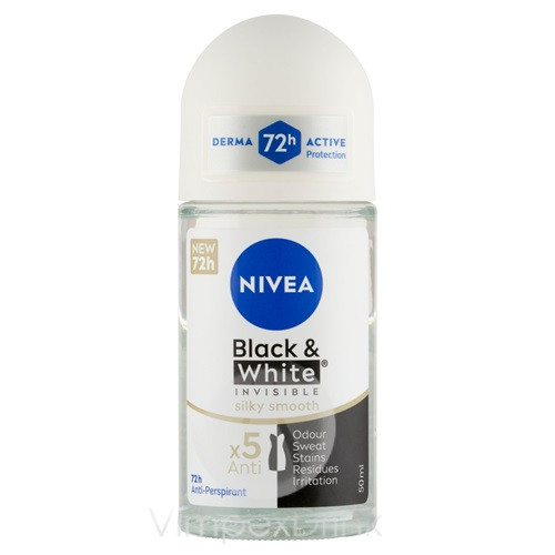NIVEA roll 50ml B&W Invisible S.Smooth