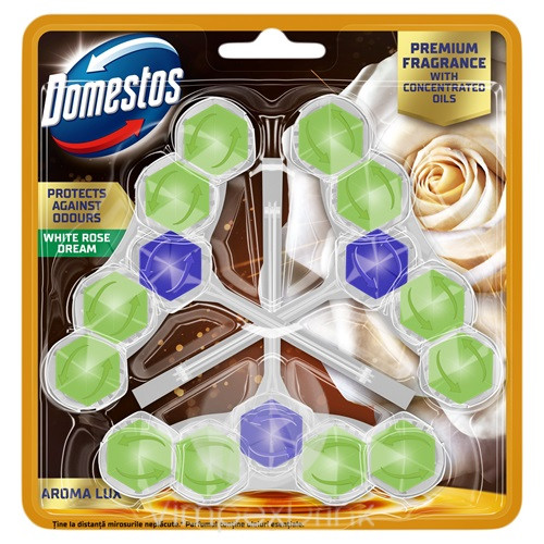 Domestos Aroma L. WC-rúd 3x50g W.Rose