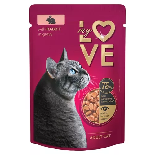 My Love alut.macskáknak Nyúlhússal 85g