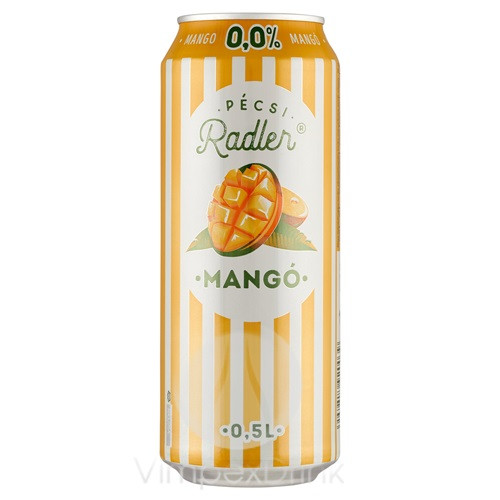 Pécsi Radler Mangó 0,5L 0% DOB-DRS