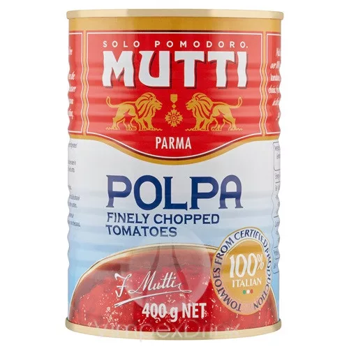 Mutti Polpa Darab.Paradicsom 400g konz