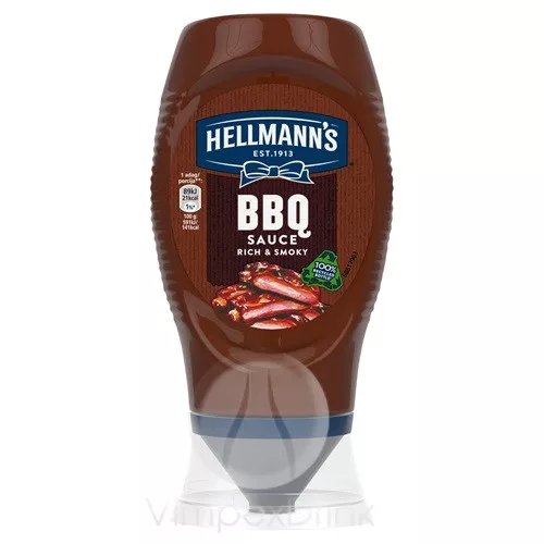 Hellmann's szósz 285g BBQ flakonos