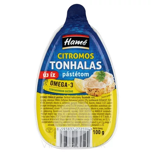 Hamé citromos tonhalas pástétom 100g