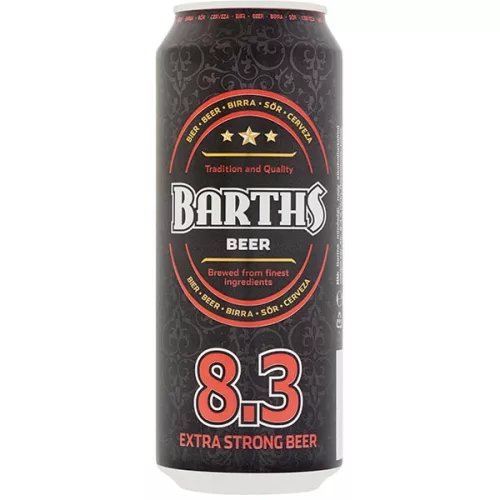 BARTHS sör 8,3% doboz 0,5L DRS