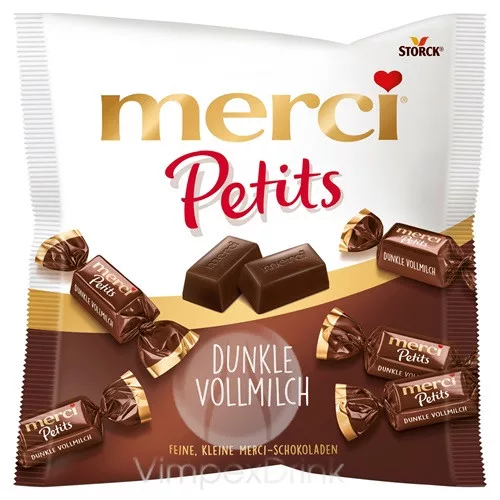 Merci Petits Dunkle Vollmilch 125g /12/