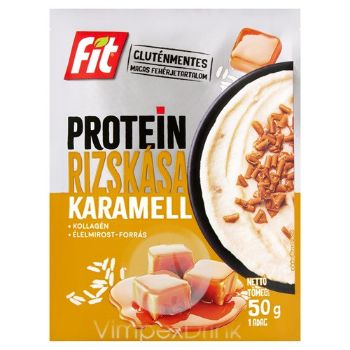 FIT PROTEIN RIZSKÁSA Karamellel 50g