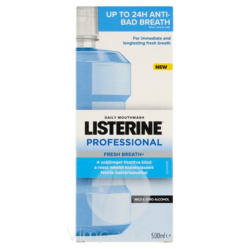 Listerine 500ml Prof. Fresh Breath+