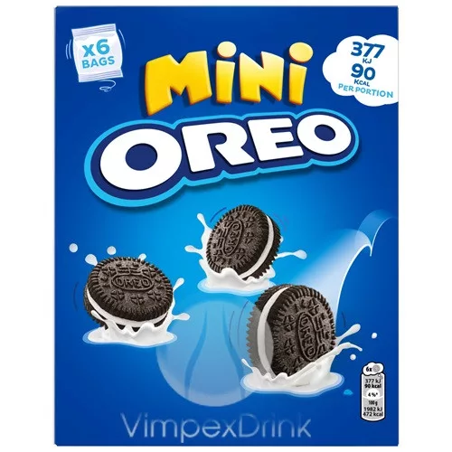 OREO MINI keksz vaníliás 114g /6/