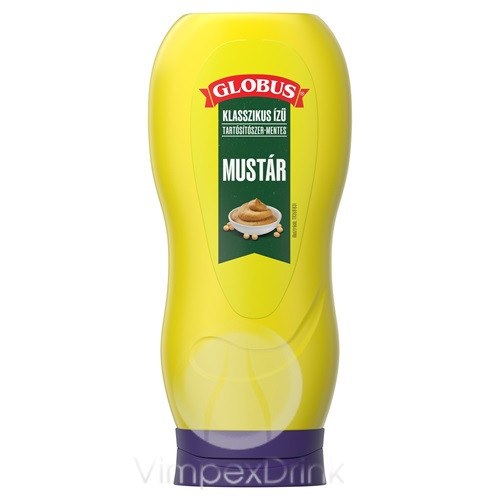 Globus mustár 440g Kasszikus Ízű
