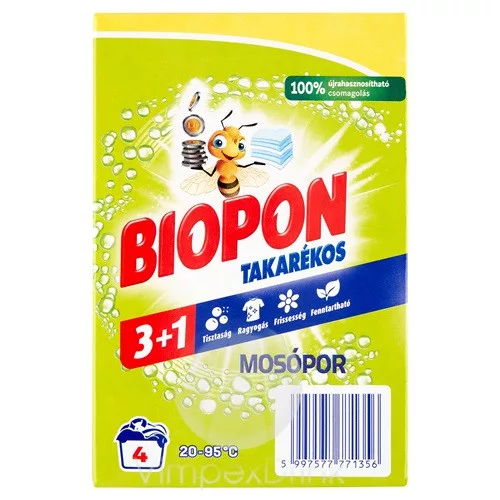 Biopon mosópor 240g Univer 4mosás
