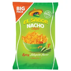 EL SABOR Nacho chips Jalapenós 180g