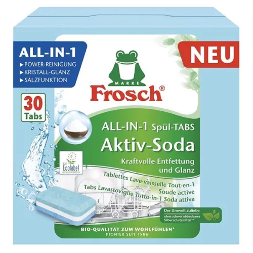 Frosch Mosogatógép T .all in1 Szóda 30db