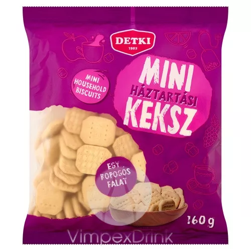 Detki Mini Háztartási keksz 160g /18/