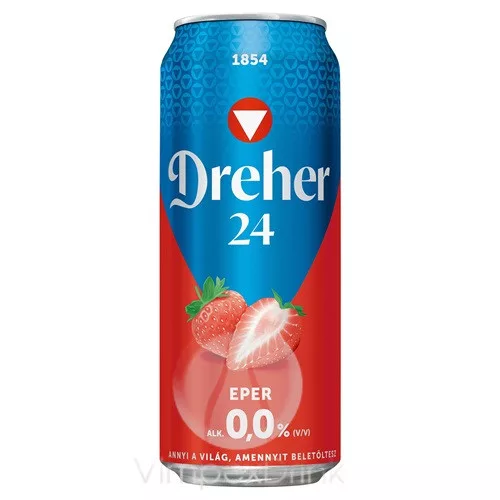 Dréher 24 Eper 0,0% 0,5L DOB-DRS