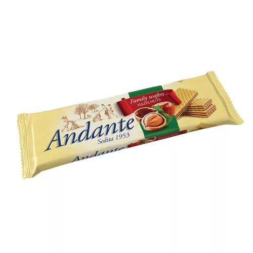 Andante ostya mogyorós 130g /15/új