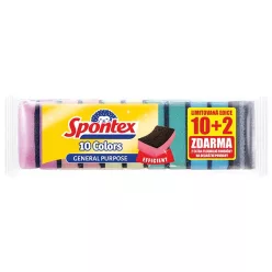 Spontex Colors mosogatószivacs 10+2db