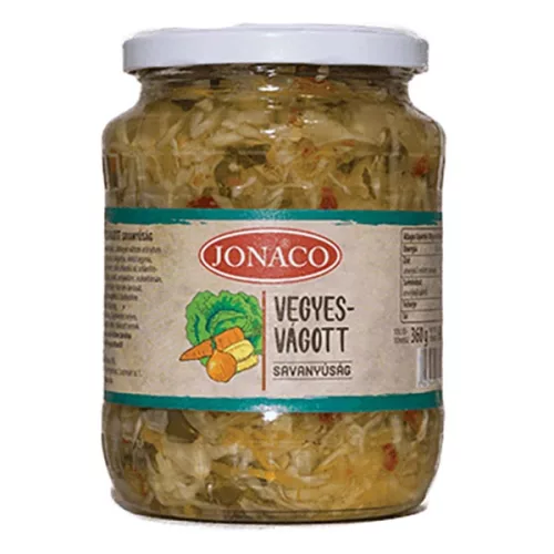 Jonaco Vegyesvágott savanyú 680g