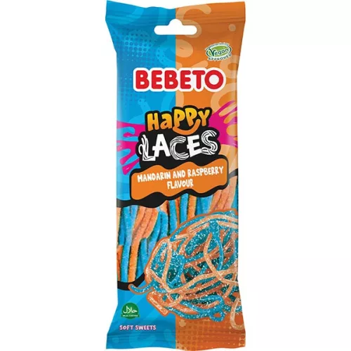 Bebeto HappyLaces raspberry-mandar75g