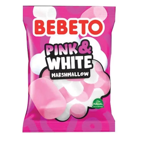 Bebeto pink&white marshmallow pillec60g