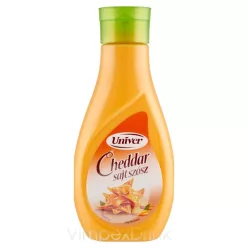 UNIVER CHEDDAR SAJT SZÓSZ FL 410g